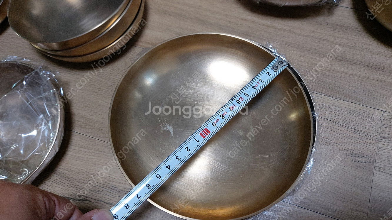 무형문화재 제22호 김선익 방짜유기 4인 세트. 빌레로...--7