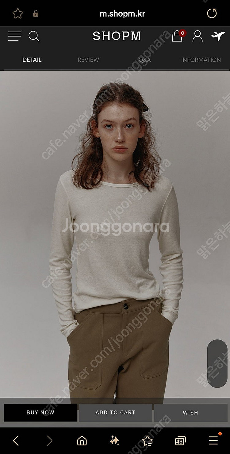 샵엠 Barron lace tee, Gloria tee--0