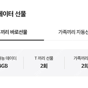 SKT 데이터 2GB 2기가 일괄 3000원