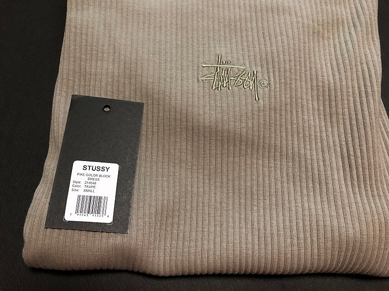 스투시 우먼스 파이크 컬러 블록 드레스 타우페 이미지