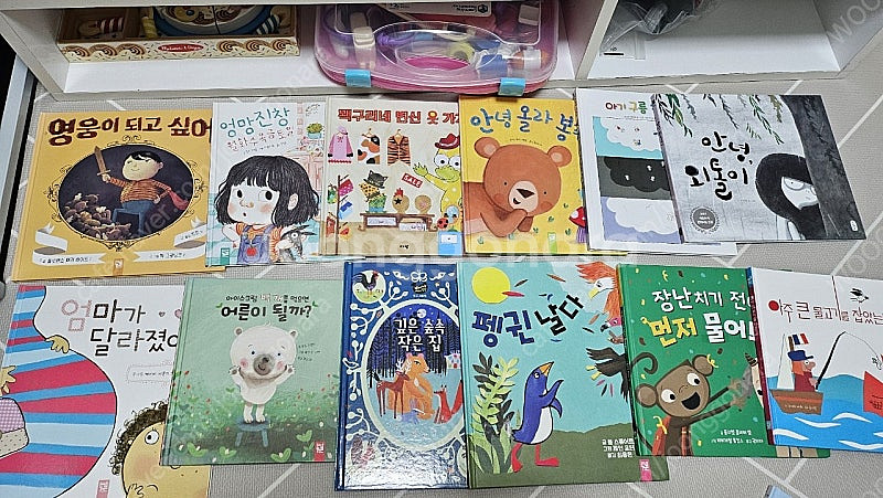 유아샘플책 수학공룡 안녕마음아 버니책장등--2