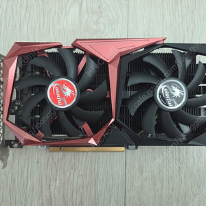컬러풀 GTX 1050Ti 4GB 2팬 모델 팝니다. 택포 5.5만원