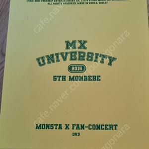 몬스타엑스(MONSTA X) 5기 몬베베 팬콘 DVD [MX UNIVERSITY] 패키지