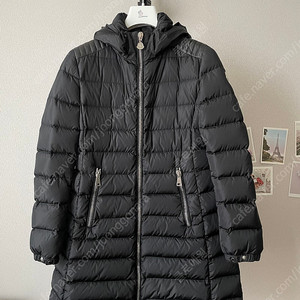 (정품)몽클레어(Moncler) 여자 후드 롱패딩 오로핀(orophin) 블랙 사이즈2