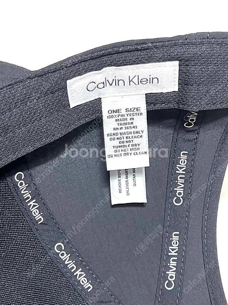 CALVIN KLEIN 켈빈클라인 초레어 남녀공용 나일론 썬캡 골프 모자 볼캡--5