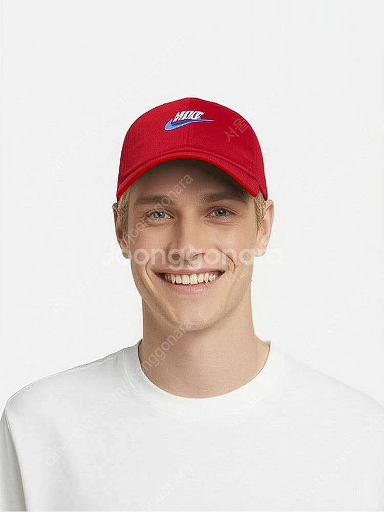 나이키 헤리티지86 새제품 레드/스카이 블루 초레어 간지 모자 볼캡 913011-687--1