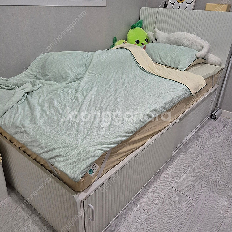 골든스트릿 그로우 템파보드 슬라이딩 수납침대 프레임(S...--0