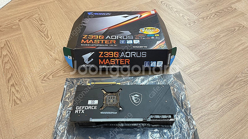 지포스 RTX 3080 게이밍 Z 트리오 D6X 10GB 트라이프로져2 LHR--1