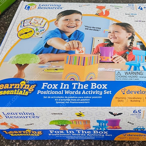 러닝리소스 폭스인더박스 fox in the box 전치사 영어교구