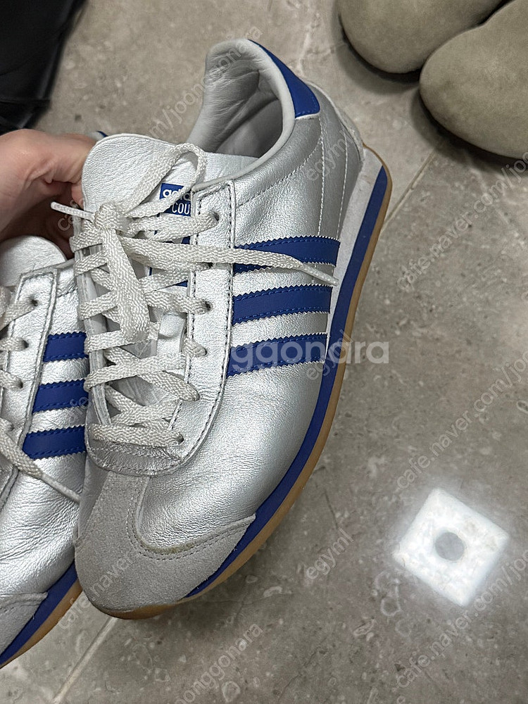 아디다스 컨트리 og 매트 실버 브라이트 블루 235--3