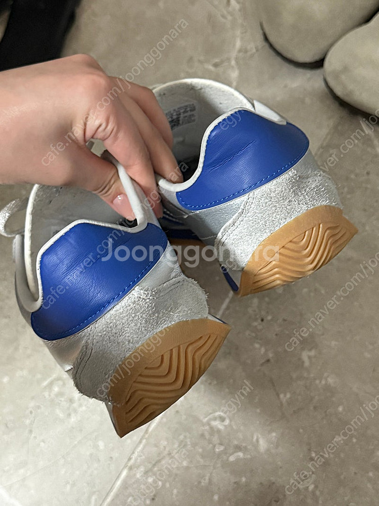 아디다스 컨트리 og 매트 실버 브라이트 블루 235--4