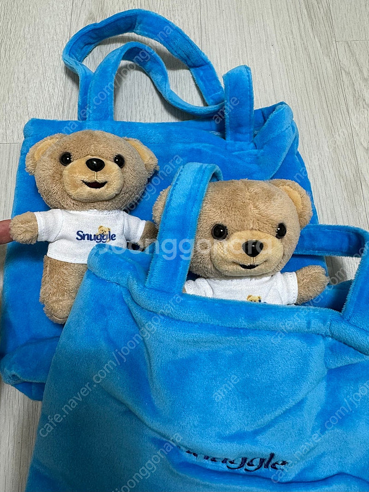 스너글 곰돌이 곰인형 파우치 세트--0