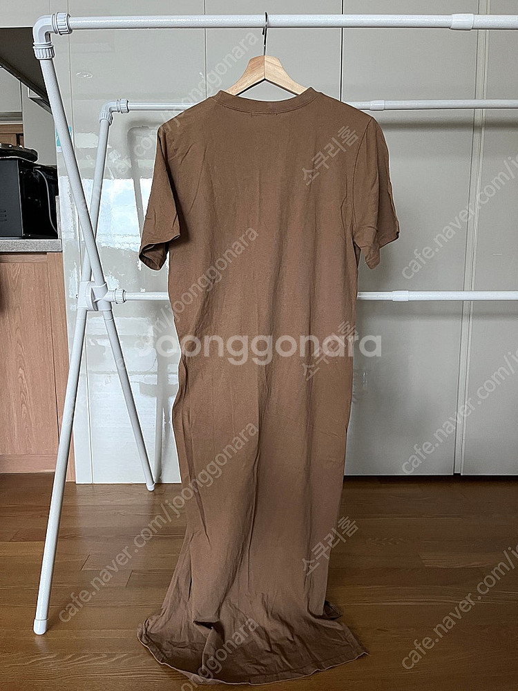 (새상품) 여성 반팔 롱 원피스 free(55-66)--1
