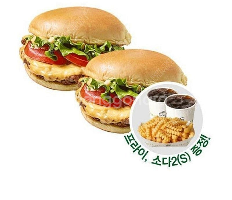 쉐이크쉑 Shack 베스트 2인 세트--0