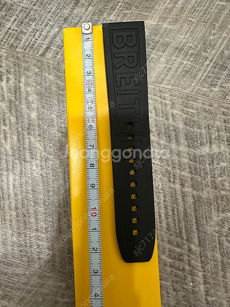 브라이틀링 정품 러버밴드 22-20 흑색 팝니다--9