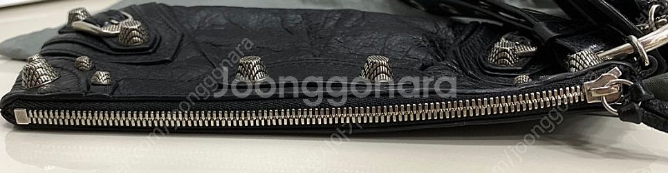 발렌시아가 르카골 미니 멀티 파우치 블랙&실버 클러치 ...--3