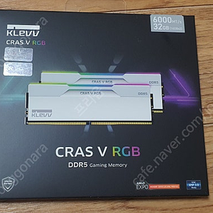 KLEVV CRAS V RGB DDR5 6000 CL30 32GB (16GBx2) 화이트