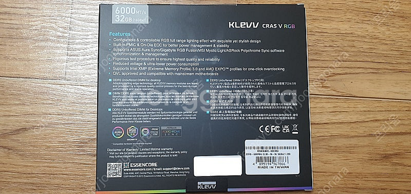 KLEVV CRAS V RGB DDR5 6000 CL3...--1