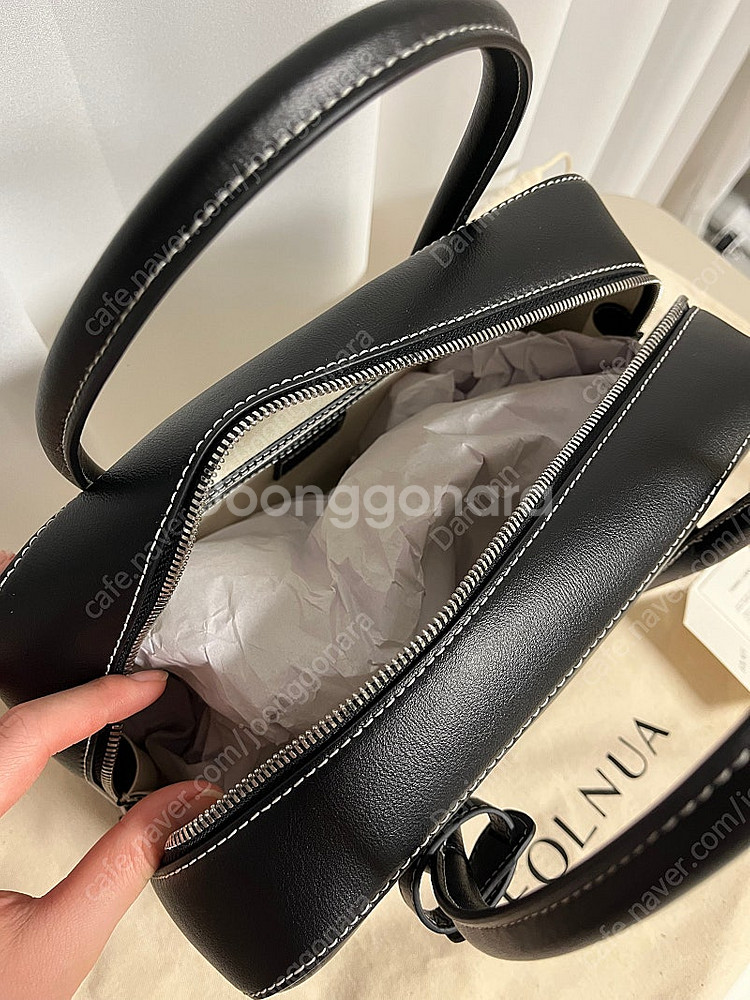 폴뉴아 파운드 백(POUND BAG) 블랙 스티치(새상...--3