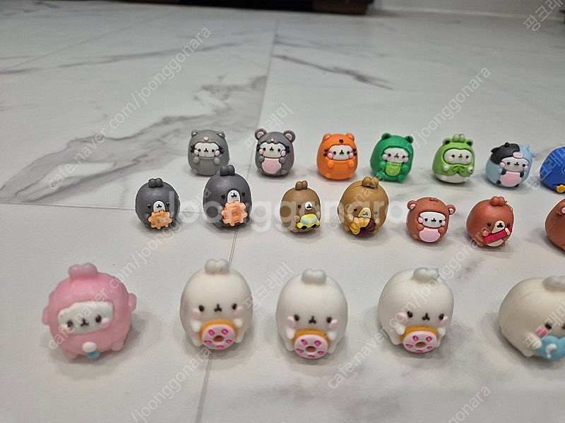 (몰랑이 피규어) 몰랑이 연필꽂이 25개 일괄--1