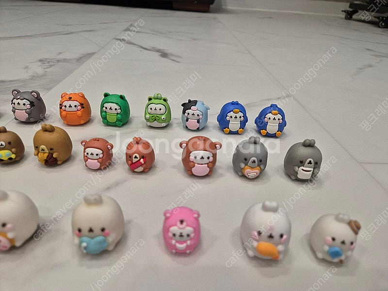 (몰랑이 피규어) 몰랑이 연필꽂이 25개 일괄--2