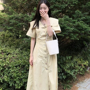 (새상품) 모한 한선화 원피스 MOHAN TWR COLLAR BUTTON SHIRT DRESS(시에, 유메르, 던스트)