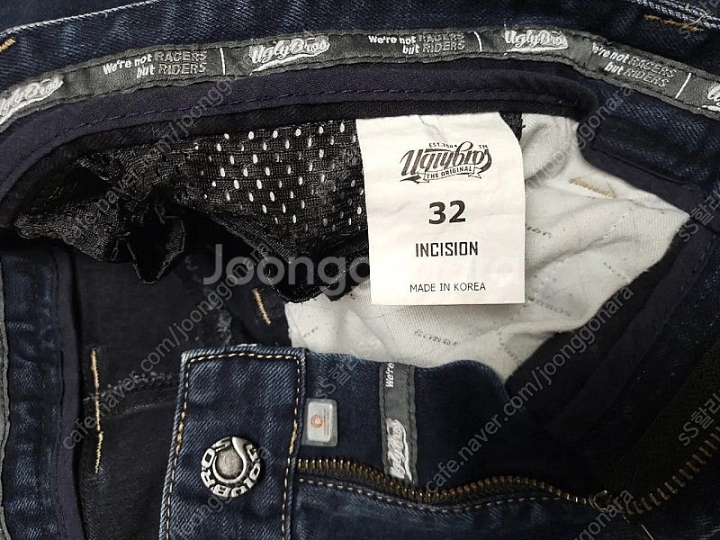 어글리브로스 인씨젼 진청바지 32사이즈 (무료배송)--4
