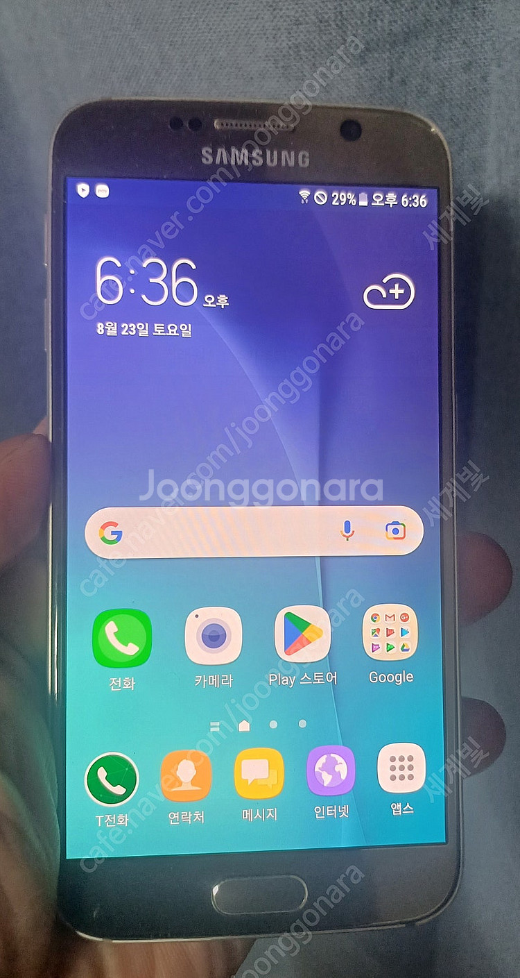 갤럭시 S6 골드 32GB SM-920S--1
