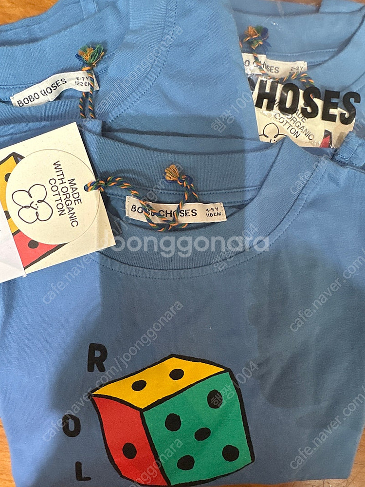 (새상품, 정품) 25aw 보보쇼즈 roll the dice 티셔츠 2/3, 4/5, 6/7, 8/9, 10/11--1