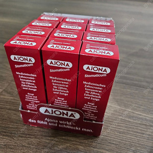 Ajona 아요나 치약 1박스 (12개)