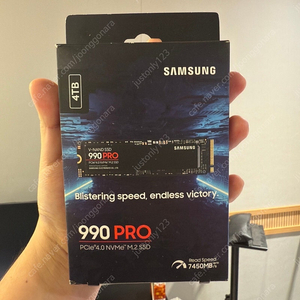 삼성 990 PRO 4TB 미개봉 새상품