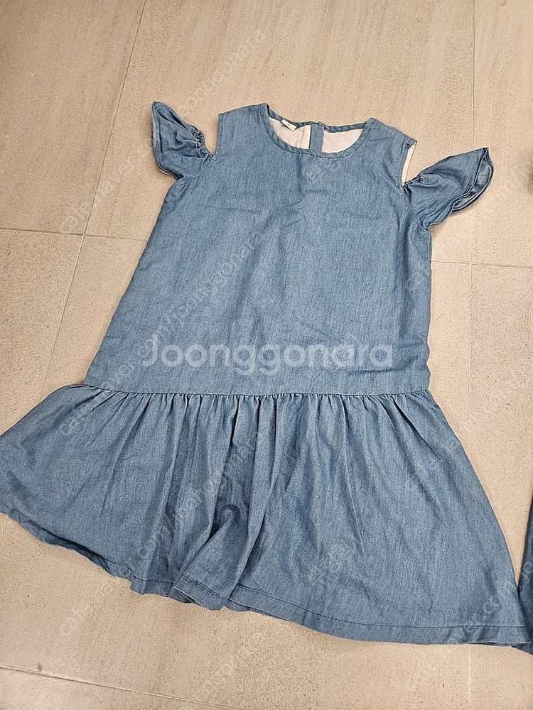초등 쌍둥이 여아 원피스 150--2