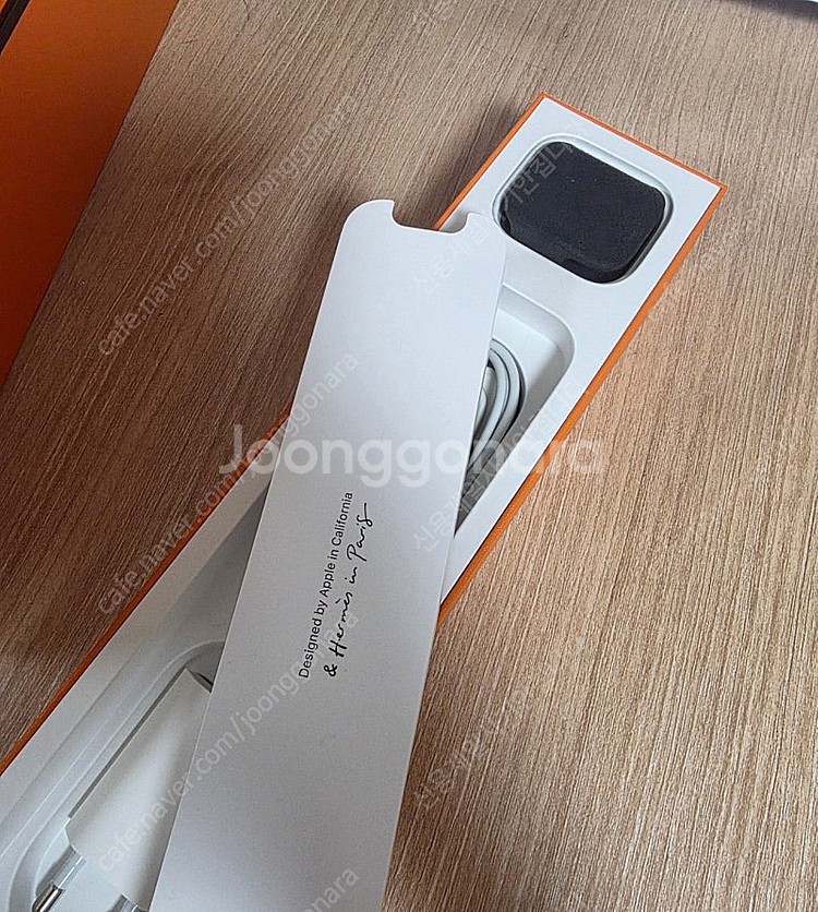 애플워치5 에르메스 44mm 누아르 블랙 풀박스--7