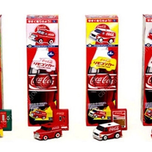 2007년 세븐일레븐 재팬 미니사이즈 오리지널 리모컨카와 코카콜라 500ml PET병 카 컬렉션 1930년대 1940년대 1970년대 2007년 4종세트 미개봉제품 판매합니다.