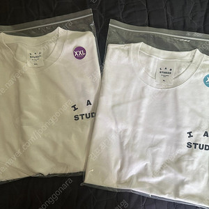 아이앱 반팔 화이트 네이비 xl xxl