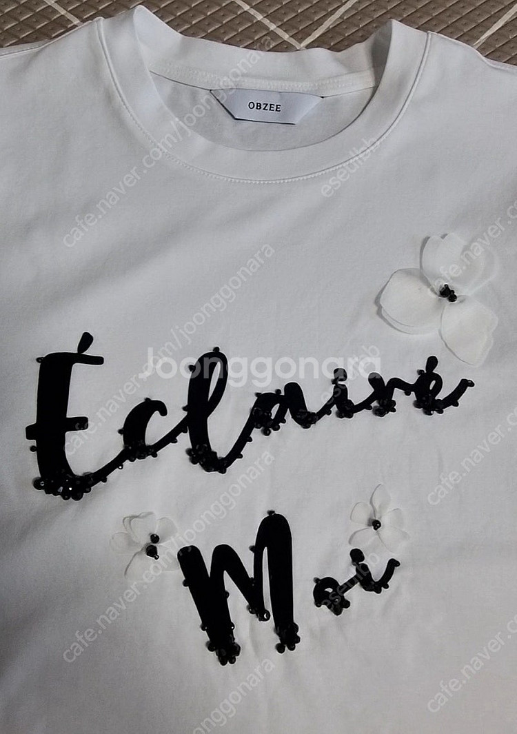 새상품)한섬 오브제 티셔츠--1