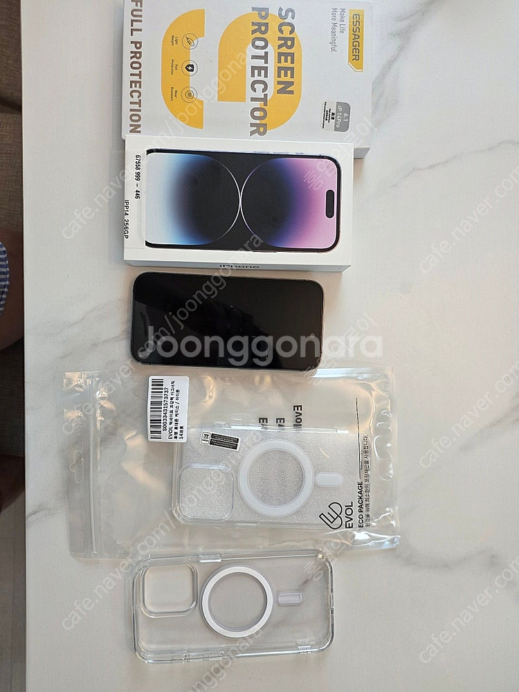 아이폰14 PRO 256G 딥퍼플 팝니다.--0