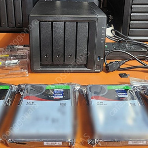 시놀로지DS920+ 램6G +아이언울프프로 48TB+M.2 512G
