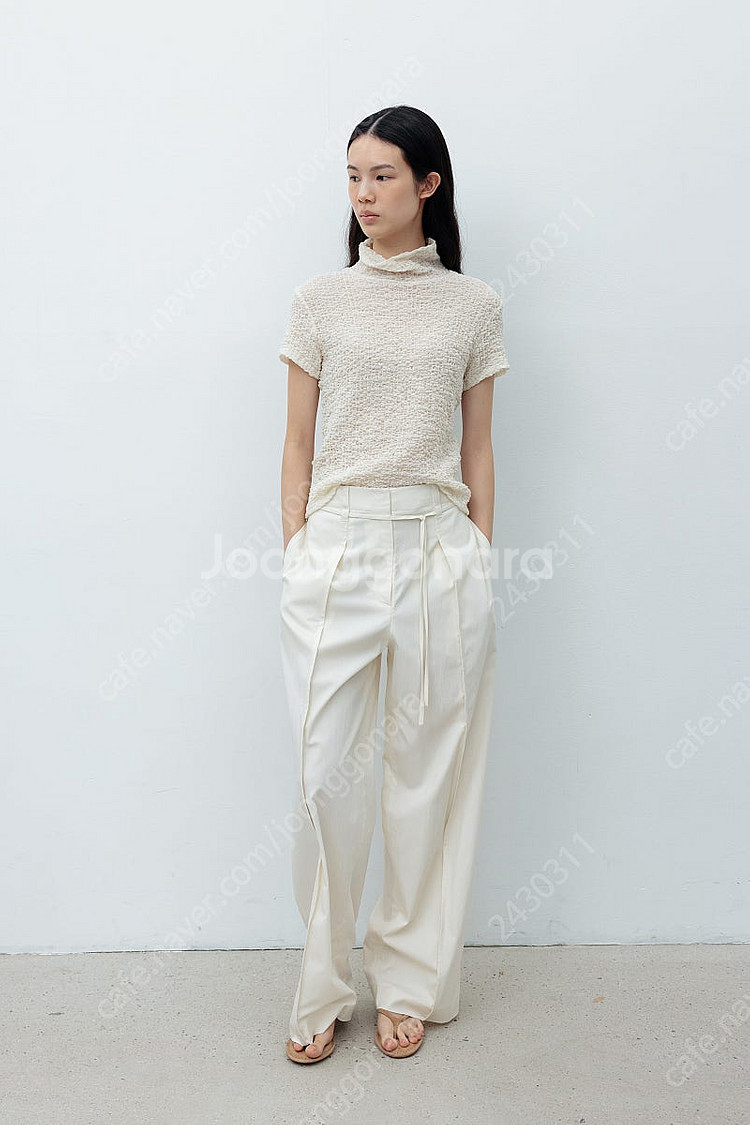 레이스 Crinkle Back-Open Turtlene...--5