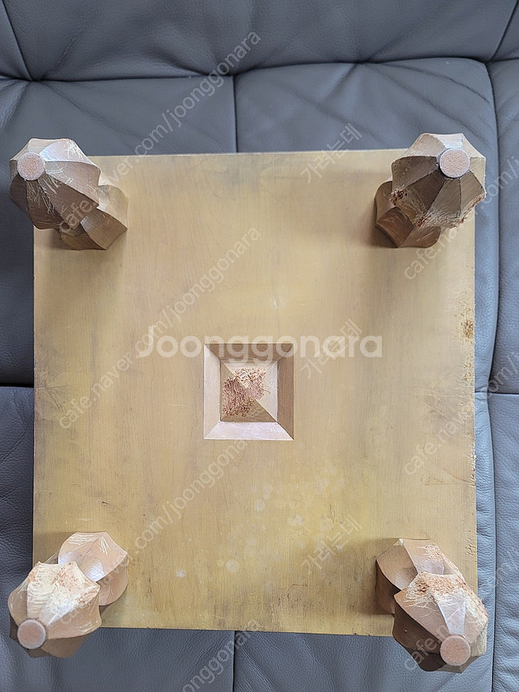 가쓰라(계수나무) 원목5호 조각다리 바둑판--6