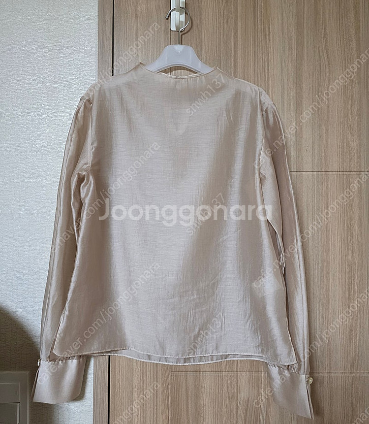 시에 sie 아넬리 시어 블라우스 샐먼 핑크 판매--2