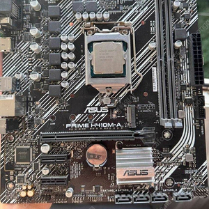 10세대 I5 10400f + asus h410m 보드세트 팝니다