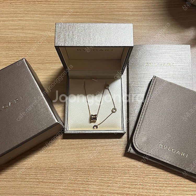 불가리 비제로원 미니 로즈골드 줄사이즈 -3.5cm--1