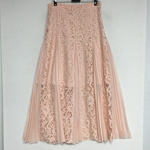 SANDRO 산드로 레이스 롱 스커트 2 / 랑방 마인 오브제 타임 럭키슈에뜨 산드로 마쥬 오르 시에 시스템