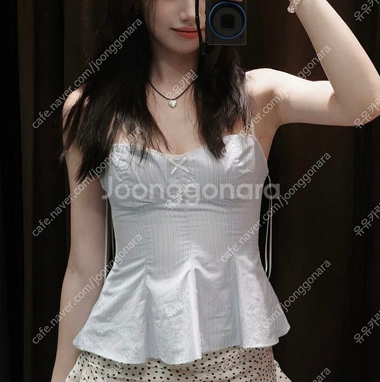 ZARA 자라 리본 매듭 페플럼 포플린 탑 소라, 자라...--0