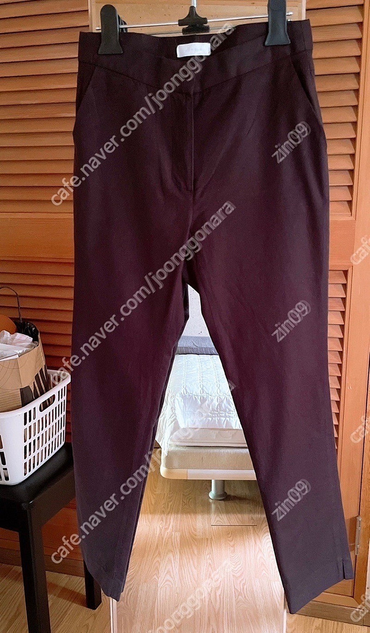 헤이에스(heys) 쫀쫀슬랙스 린넨 블랙--7