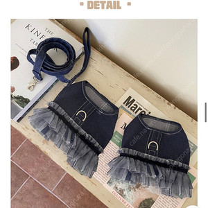 강아지 하네스 새상품