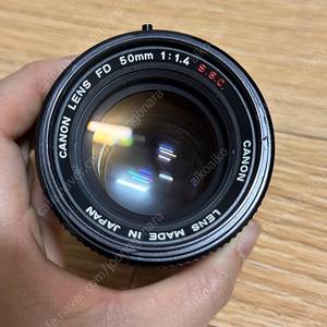캐논 fd 50mm f1.4 50.4 ssc 팝니다