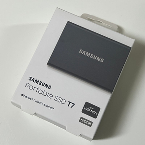 삼성 외장 SSD T7 500gb