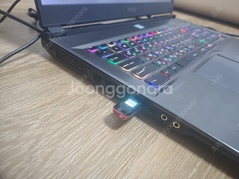 MSI GP75 레오파드 9세대 이밍노트북 부품용--4